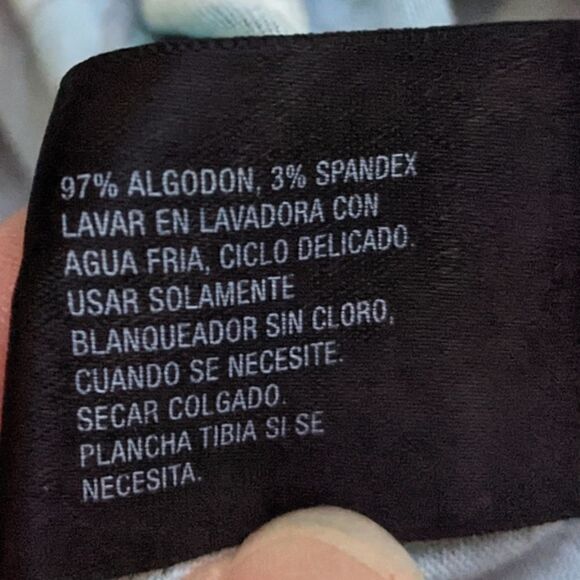 Easy 5th teal yellow white black floral flower skirt size 8 spring summer bright - Picture 7 of 9